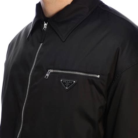 prada nylon full zip jacket.